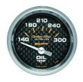 AutoMeter 4748 Carbon Fiber Electric Oil Temperature Gauge