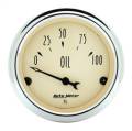 AutoMeter 1827 Antique Beige Oil Pressure Gauge