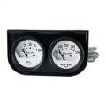 AutoMeter 2323 Autogage White Oil/Water Gauge Black Console