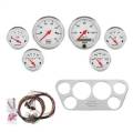 AutoMeter 7048-AW Artic White 6 Gauge Set RPM/MPH/OilP/Water/Volt/Fuel