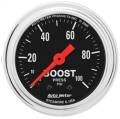 AutoMeter 2406 Traditional Chrome Mechanical Boost/Vacuum Gauge