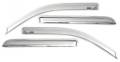 Auto Ventshade 684806 Chrome Ventvisor Deflector 4 pc.