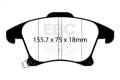 EBC Brakes DP22269 Greenstuff 2000 Series Sport Brake Pads