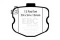 EBC Brakes DP41771/3R Yellowstuff Street And Track Brake Pads