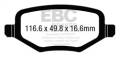 EBC Brakes UD1657 Ultimax OEM Replacement Brake Pads