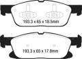 EBC Brakes UD1818 Ultimax OEM Replacement Brake Pads