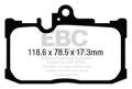 EBC Brakes DP33017C Redstuff Ceramic Low Dust Brake Pads