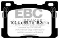 EBC Brakes DP33077C Redstuff Ceramic Low Dust Brake Pads