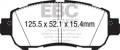 EBC Brakes DP42346R Yellowstuff Street And Track Brake Pads