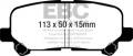 EBC Brakes DP41802R Yellowstuff Street And Track Brake Pads