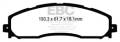 EBC Brakes DP43016R Yellowstuff Street And Track Brake Pads