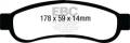 EBC Brakes UD1334 Ultimax OEM Replacement Brake Pads