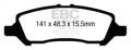 EBC Brakes DP43009R Yellowstuff Street And Track Brake Pads