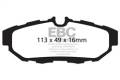 EBC Brakes DP51870NDX Bluestuff NDX Full Race Brake Pads