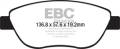 EBC Brakes DP32212C Redstuff Ceramic Low Dust Brake Pads