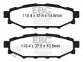 EBC Brakes DP51584NDX Bluestuff NDX Full Race Brake Pads