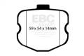 EBC Brakes DP51771NDX Bluestuff NDX Full Race Brake Pads