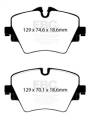 EBC Brakes DP62245 6000 Series Greenstuff Truck/SUV Brakes Disc Pads