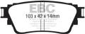 EBC Brakes DP62376 6000 Series Greenstuff Truck/SUV Brakes Disc Pads