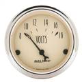 AutoMeter 1891 Antique Beige Voltmeter Gauge