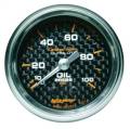 AutoMeter 4721 Carbon Fiber Mechanical Oil Pressure Gauge