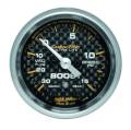 AutoMeter 4776 Carbon Fiber Electric Boost/Vacuum Gauge