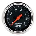 AutoMeter 1477 Designer Black In-Dash Electric Tachometer