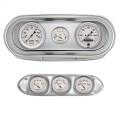 AutoMeter 2127-08 Old Tyme White 6 Gauge Set TACH/MPH/FUEL/OILP/WTMP/VOLT