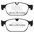EBC Brakes S12KF1758 S12 Kits Redstuff and RK Rotors