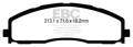 EBC Brakes DP63015 6000 Series Greenstuff Truck/SUV Brakes Disc Pads