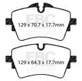 EBC Brakes DP22227 Greenstuff 2000 Series Sport Brake Pads