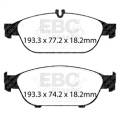 EBC Brakes DP32169C Redstuff Ceramic Low Dust Brake Pads