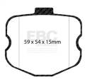 EBC Brakes DP31771/2C Redstuff Ceramic Low Dust Brake Pads