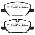 EBC Brakes DP43117R Yellowstuff Street And Track Brake Pads
