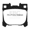 EBC Brakes DP42431R Yellowstuff Street And Track Brake Pads