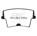 EBC Brakes DP21722 Greenstuff 2000 Series Sport Brake Pads