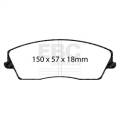 EBC Brakes DP21723 Greenstuff 2000 Series Sport Brake Pads