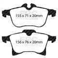 EBC Brakes DP21520 Greenstuff 2000 Series Sport Brake Pads