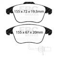 EBC Brakes DP21998 Greenstuff 2000 Series Sport Brake Pads