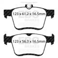 EBC Brakes DP22153 Greenstuff 2000 Series Sport Brake Pads