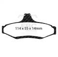 EBC Brakes DP31197C Redstuff Ceramic Low Dust Brake Pads