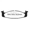 EBC Brakes DP61260 6000 Series Greenstuff Truck/SUV Brakes Disc Pads