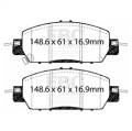 EBC Brakes DP23062 Greenstuff 2000 Series Sport Brake Pads