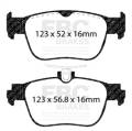 EBC Brakes DP42440R Yellowstuff Street And Track Brake Pads