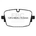 EBC Brakes DP42516R Yellowstuff Street And Track Brake Pads