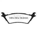 EBC Brakes UD1602 Ultimax OEM Replacement Brake Pads