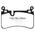 EBC Brakes DP51839NDX Bluestuff NDX Full Race Brake Pads
