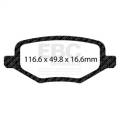 EBC Brakes UD1657 Ultimax OEM Replacement Brake Pads
