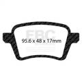 EBC Brakes UD1722 Ultimax OEM Replacement Brake Pads