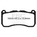 EBC Brakes UD1666 Ultimax OEM Replacement Brake Pads